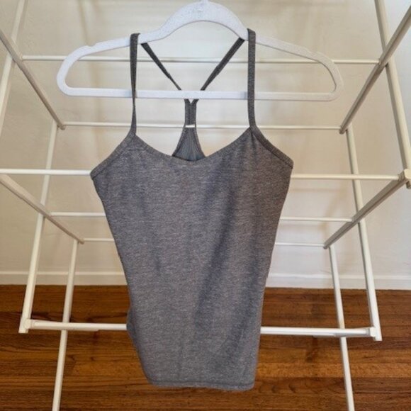Grey Lululemon Tank Top with Built in Bra - Picture 1 of 7